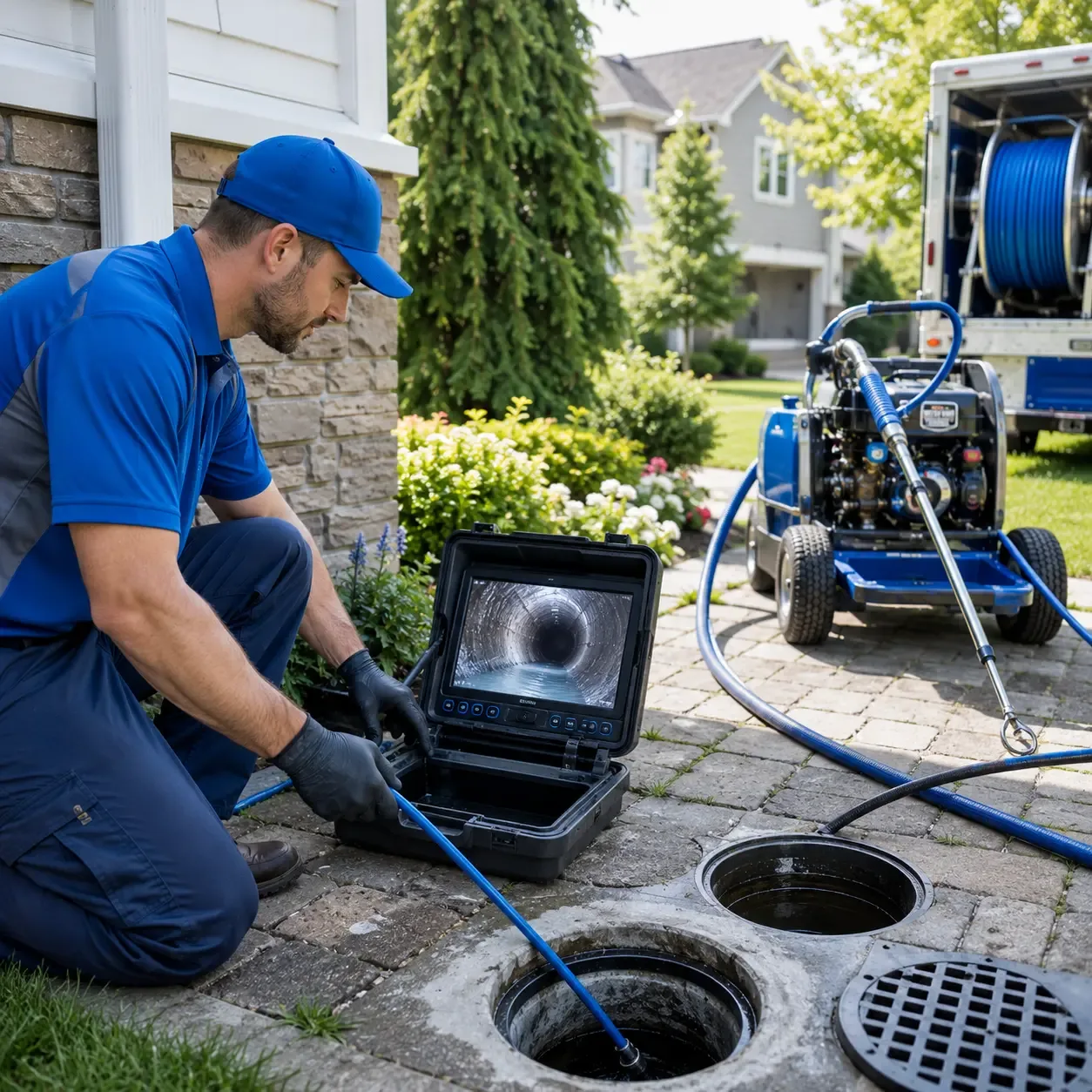 Outdoor drain cleaning professionals serving Bishop Hill, IL